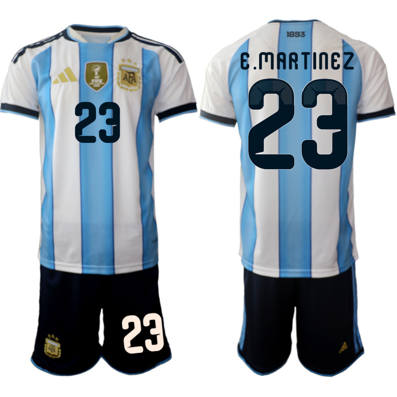 Men Argentina Long sleeve home 0130 style 2026 World Cup Soccer jersey